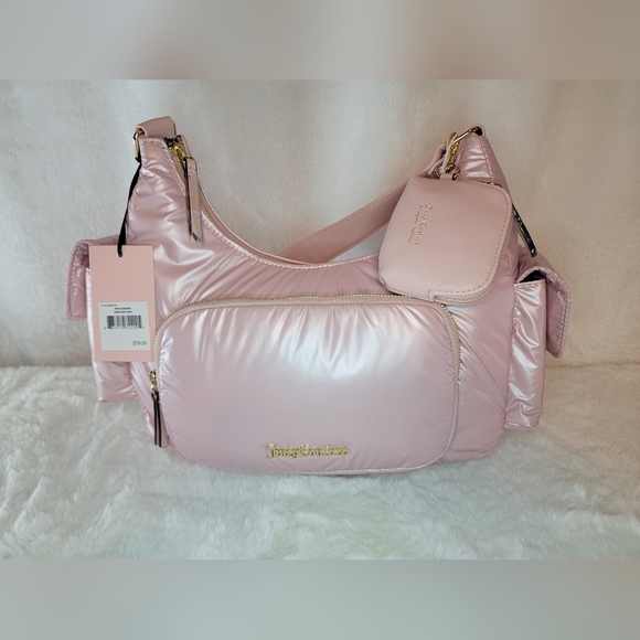 Juicy Couture Handbags - Juicy Couture Pink Diamond Timeless Hobo